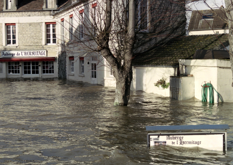 inondation auberge